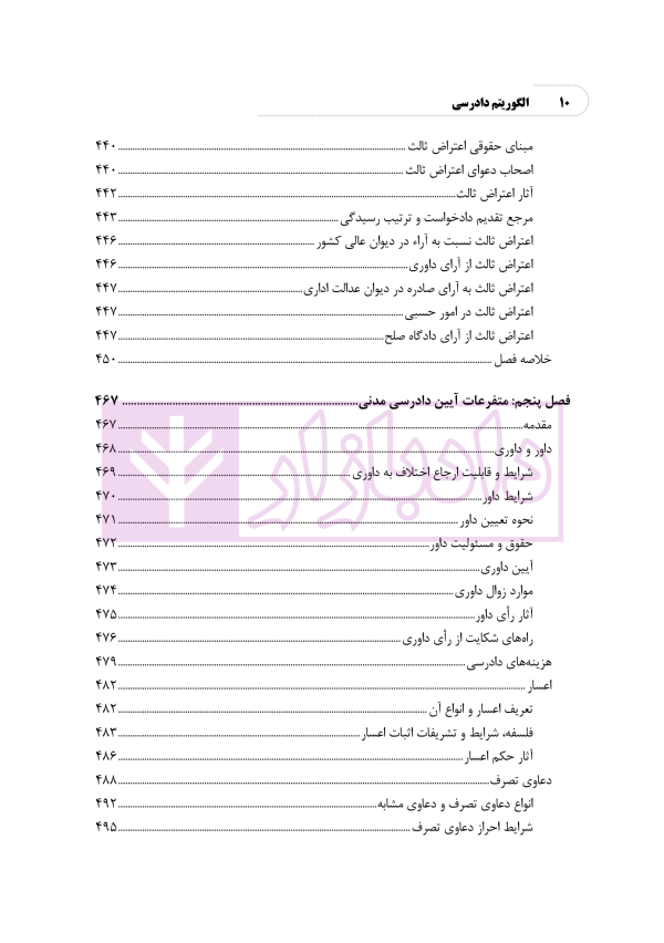 الگوریتم دادرسی (بر اساس قانون آیین دادرسی مدنی) | نوروزی