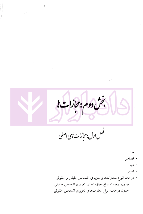 حقوق جزای عمومی (از اندیشه تا کاربست) | حسینی