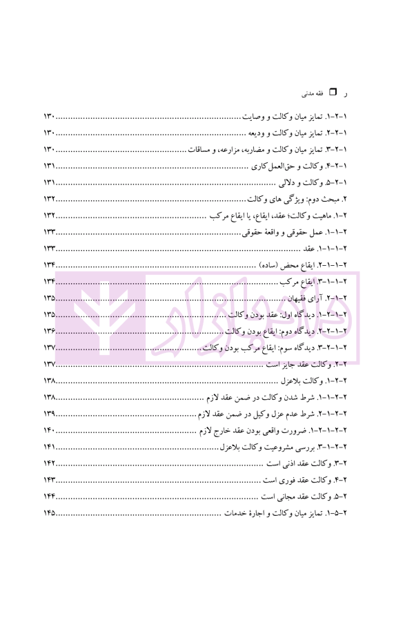 فقه مدنی عقود اذنی ودیعه-وکالت | دکتر هل اتائی