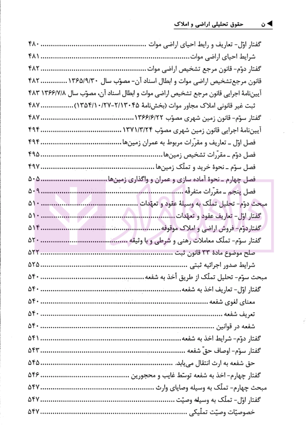 حقوق تحلیلی اراضی و املاک | حسن زاده