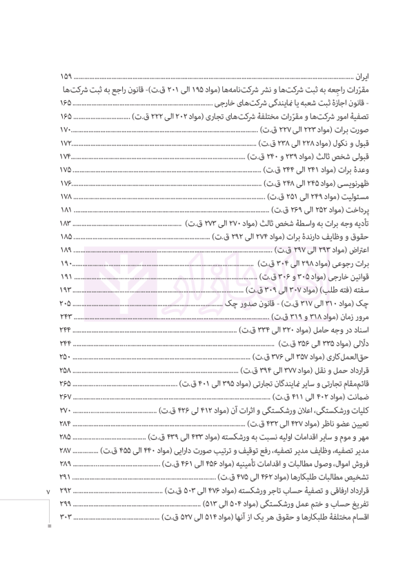 تست خوان حقوق تجارت و قوانین مرتبط | دکتر توکلی